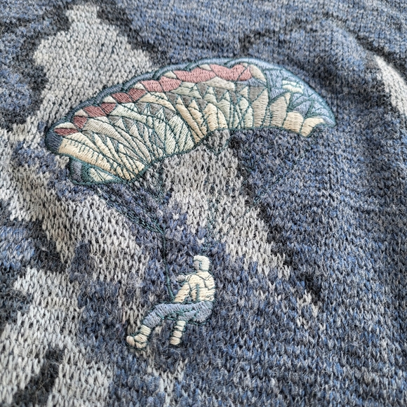 Vintage Wool Blend Mountain Parachuters Sweater - Picture 3 of 9